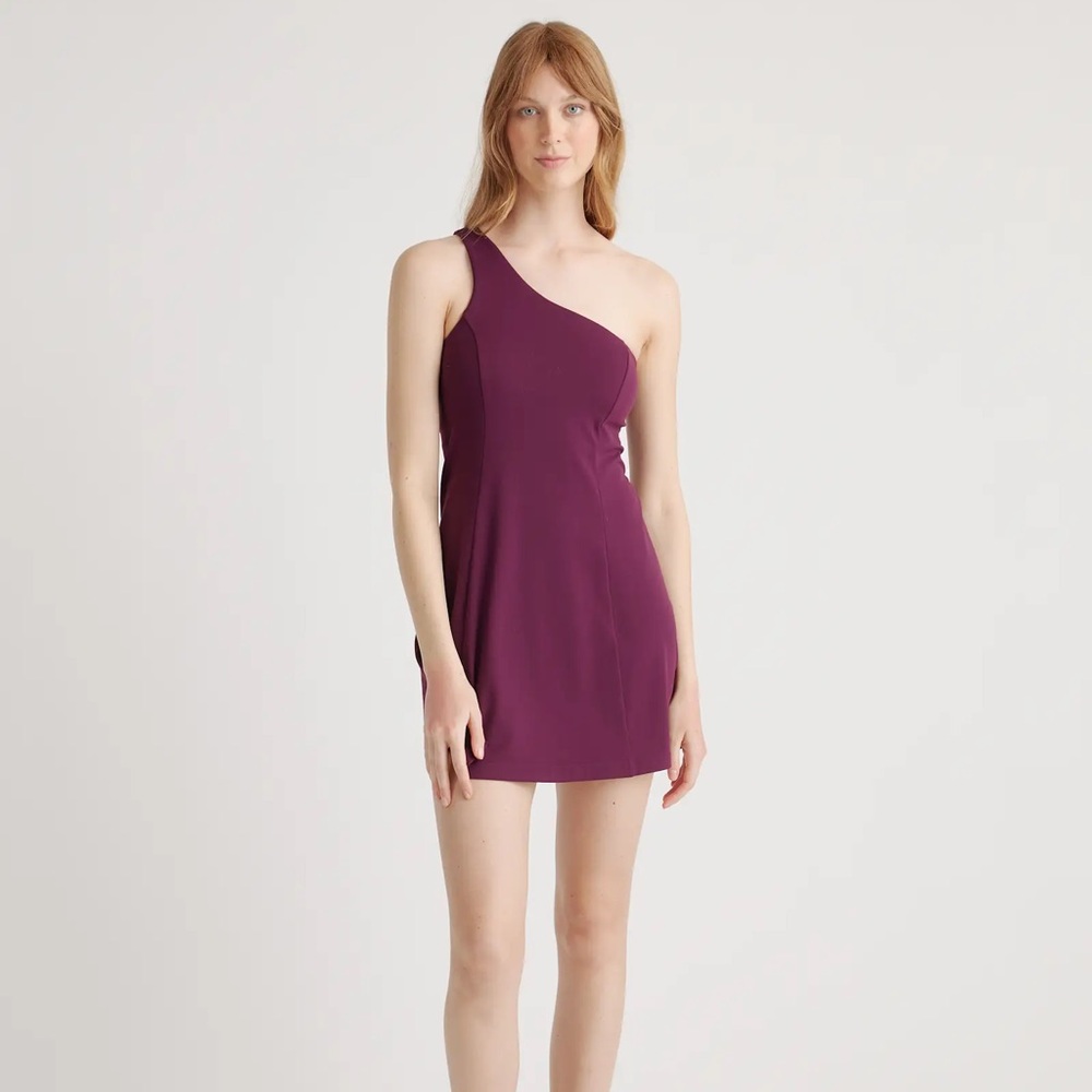 Quince Ultra-Form One-Shoulder Active Dress